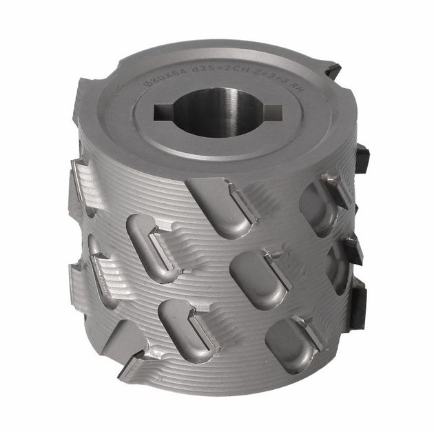 Насадна фреза DGM DIA D=80 l=64 d=25+2CH Z=3+3 (24) H=4,5 RH без фаски, фото  | SNABZHENIE.com.ua