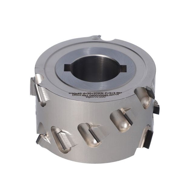 Насадна фреза DGM DIA D=80 I=45 d=30+2CH Z=3+3 (Z18) H=4,5 RH, фото  | SNABZHENIE.com.ua