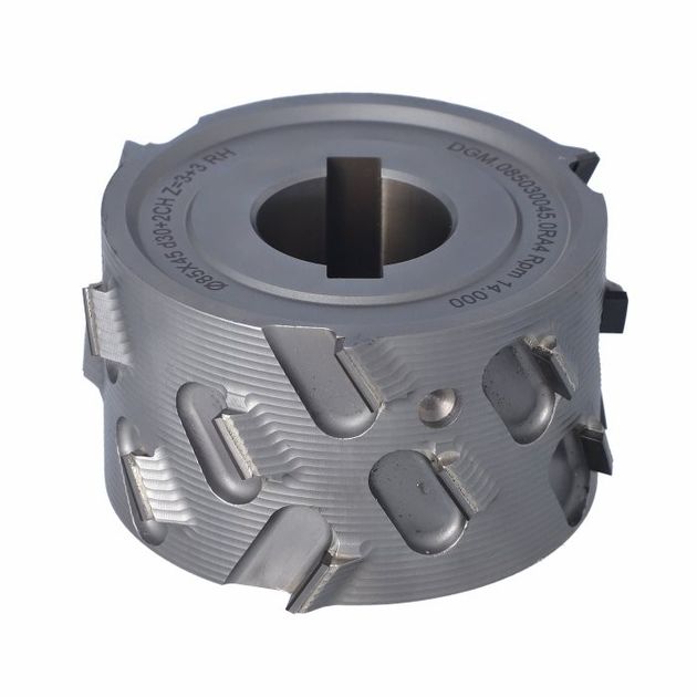 Фреза насадная DGM DIA D=85 I=45 d=30+2CHZ=3+3 H=4,5 LH без подфрезования, фото , изображение 2 | SNABZHENIE.com.ua