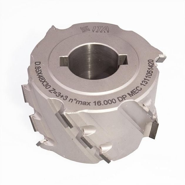 Фреза насадная DGM DIA D=85 I=48 d=30+2CH Z=3+3 H=4,5 RH без фаски, фото , изображение 2 | SNABZHENIE.com.ua Фреза насадная DGM DIA D=85 I=48 d=30+2CH Z=3+3 H=4,5 RH без фаски, фото , изображение 2 | SNABZHENIE.com.ua