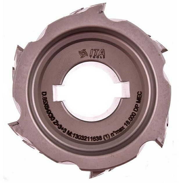 Фреза насадная DGM DIA D=85 l=64 d=30+2CH Z=3+3 H=4,5 LH, фото , изображение 4 | SNABZHENIE.com.ua Фреза насадная DGM DIA D=85 l=64 d=30+2CH Z=3+3 H=4,5 LH, фото , изображение 4 | SNABZHENIE.com.ua