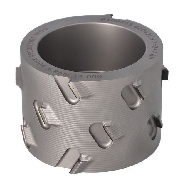 Фреза насадна D=100 I=65/75,5 d=20+2CH LN Z=2+2 (16) a30° H=4,5 RH 35 мм, фото , зображення 2 | SNABZHENIE.com.ua