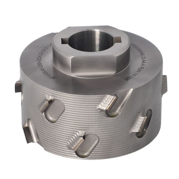 DGM Фреза насадная DIA D=100 I=45 d=30+2CH Z=2+2 (12) H=4,5 LH без фаски+ подшипник для ключа, фото , изображение 2 | SNABZHENIE.com.ua