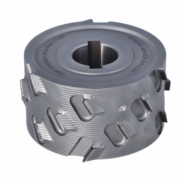 Фреза насадная D=100 l=51 d=30+2CH Z=3+3 (21) H4,5 RH 9mm SCM K360, фото , изображение 4 | SNABZHENIE.com.ua