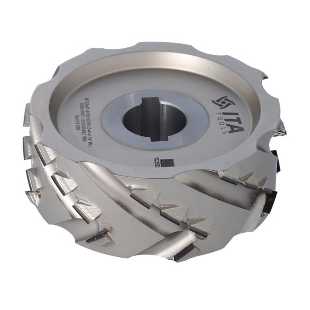 Фреза насадна DGM DIA D=125 I=38 d=30+2CHZ=4+4 (32) H=4 RH 54°, фото , зображення 2 | SNABZHENIE.com.ua