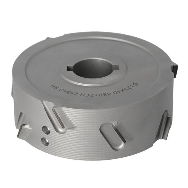 DGM Фреза насадна DIA 3+3 D=125 I=40 d=30 +2CH 30° H=3,5 (9) Тип A RH / НИЗЬКИЙ ШУМ, фото  | SNABZHENIE.com.ua