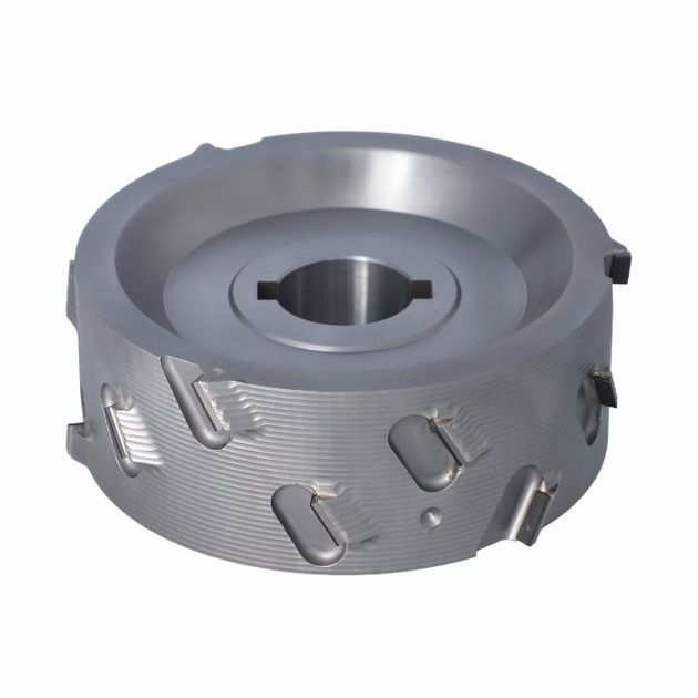 Фреза насадна DGM DIA D=125 I=43 d=30+2CH Z=3+3 (Z15) H=4,5 RH верхня фаска, фото  | SNABZHENIE.com.ua