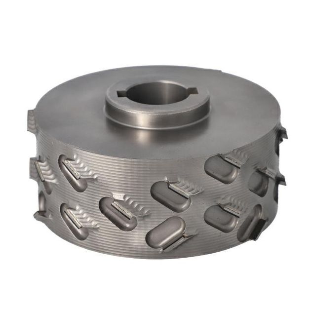 Фреза насадна DGM D=125 l=46 d=30+2CH RH Z=3+3 (27) H4,0 a54° з підшипником + фаска нижня, фото  | SNABZHENIE.com.ua