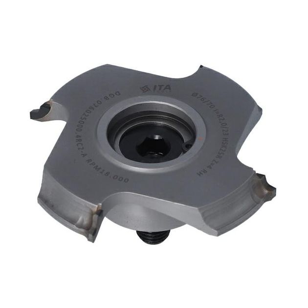 DGB. Фреза PCD D=76/70 I=R2,0/23 F=HSK25R Z=4 H3,0 RH / IS HOMAG FF/IMA, фото , изображение 5 | SNABZHENIE.com.ua