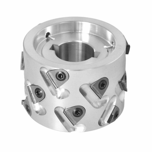 Фреза насадная DIA D=85 I=48 d=30+2CH Z=3+3 (15) a30° H=3 RH верхнее 8 мм, фото , изображение 7 | SNABZHENIE.com.ua