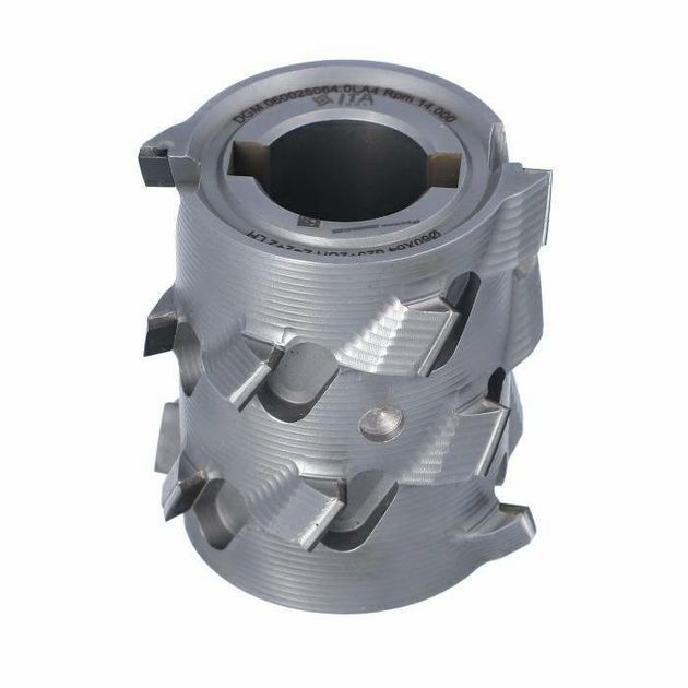 Фреза насадна DGM DIA D=60 l=48 d=25+2CH Z=2+2 H=4,5 LH без фаски, фото , зображення 3 | SNABZHENIE.com.ua