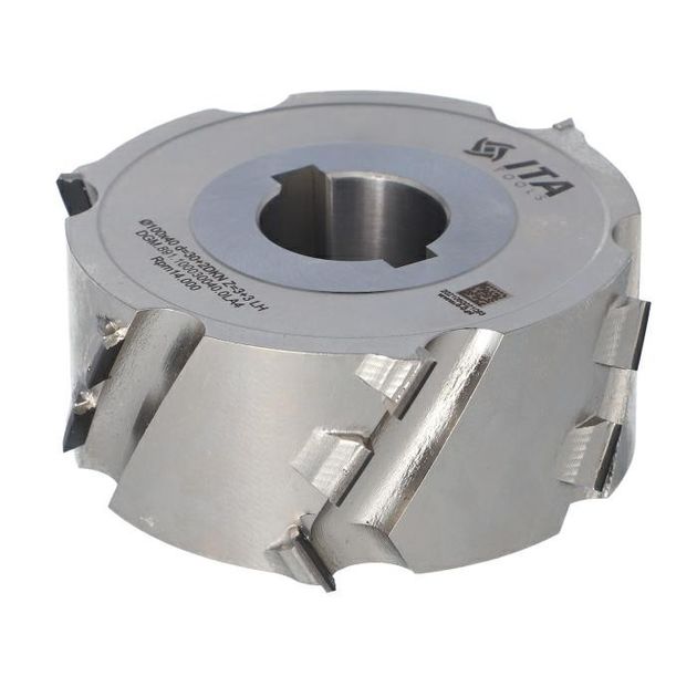 DGM Фреза насадная DIA D=100 l=40 d=30+2CH Z=3+3 (15) H=4 RH, фото , изображение 3 | SNABZHENIE.com.ua