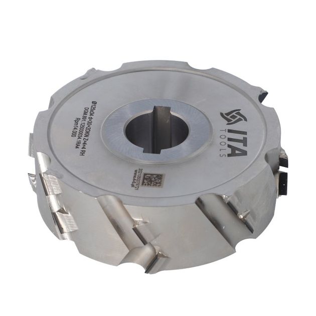 DGM Фреза насадная DIA D=125 l=36 d=30+2CH Z=4+4 (16) H=4,5 RH / a30°, фото , изображение 3 | SNABZHENIE.com.ua