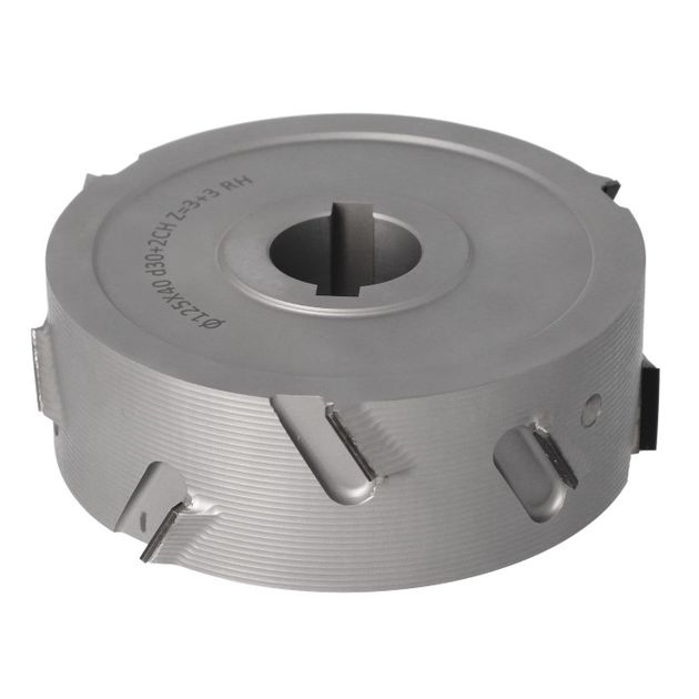 Фреза насадная DGM DIA 3+3 D=125 I=40 d=30 +2CH 30° H=3,5 (9) Тип A RH / НИЗКИЙ ШУМ, фото , изображение 3 | SNABZHENIE.com.ua