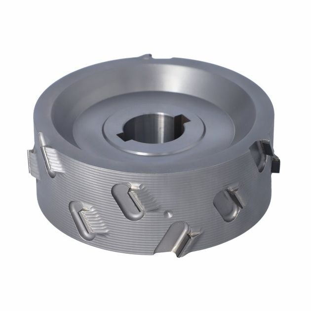 Фреза насадная DGM DIA D=125 I=43 d=30+2CH Z=3+3 (Z15) H=4,5 RH верхняя фаска, фото , изображение 3 | SNABZHENIE.com.ua