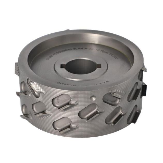 DGM. Фреза насадная D=125 l=46 d=30+2CHLH Z=3+3 (27) H4,0 a54° / подшипник + фаска нижняя, фото , изображение 3 | SNABZHENIE.com.ua