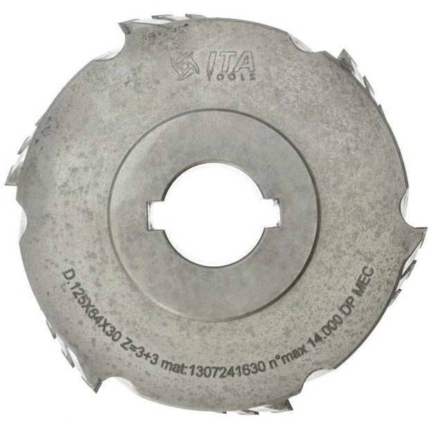 DGM Фреза насадная DIA D=125 I=64 d=30+2CH Z=3+3 H=4,5 LH без фаски, фото , изображение 7 | SNABZHENIE.com.ua DGM Фреза насадная DIA D=125 I=64 d=30+2CH Z=3+3 H=4,5 LH без фаски, фото , изображение 7 | SNABZHENIE.com.ua