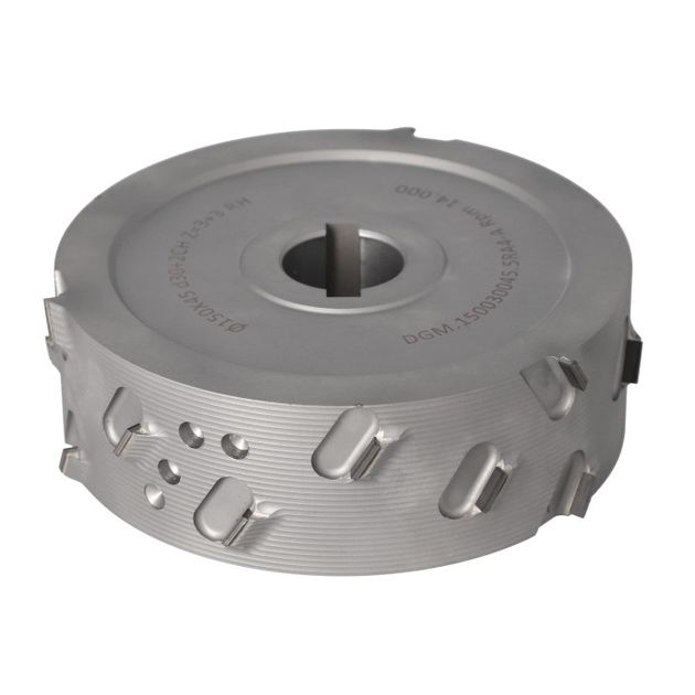 DGM. Фреза насадная D=150 l=45 d=30+2CH Z=3+3 (18) H=4,5 RH без фаски, фото , изображение 3 | SNABZHENIE.com.ua