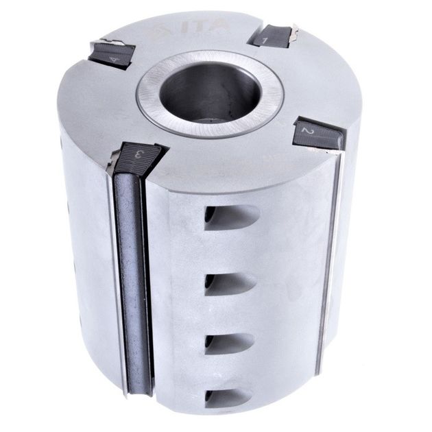 Фреза насадная GSC D=125 F=40 I=130 Z4 ALU Centrolock с ножами HSS, фото , изображение 3 | SNABZHENIE.com.ua Фреза насадная GSC D=125 F=40 I=130 Z4 ALU Centrolock с ножами HSS, фото , изображение 3 | SNABZHENIE.com.ua