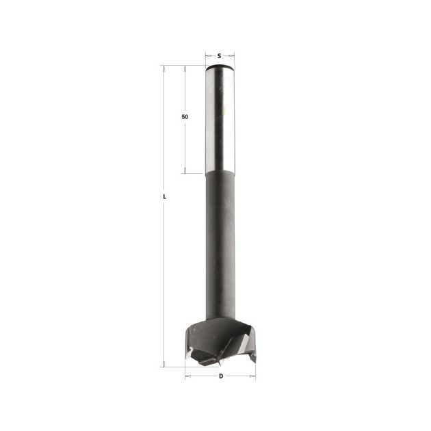 Свердло цилиндрическое HW RH D=60 L=140 S=13 (хвостовик цилиндр.) CMT, фото  | SNABZHENIE.com.ua