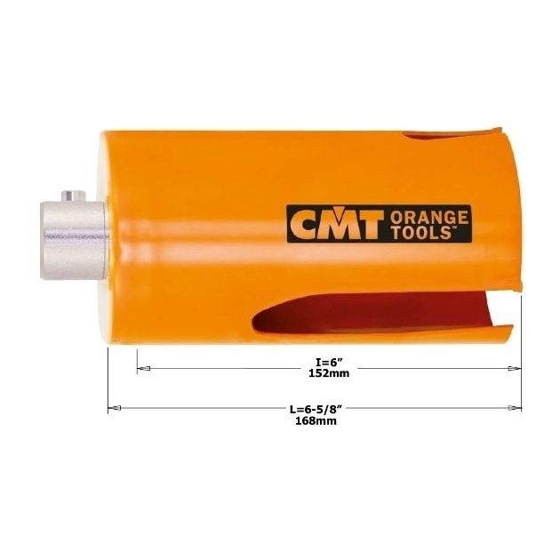 Коронка универсальная 102мм LONG max rpm для дерева, МДФ, ДСП, кирпича, керамики CMT, фото  | SNABZHENIE.com.ua