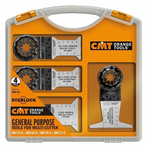 Набор пилок STARLOCK OMF-X4: OMF126-X1, OMF160-X1, OMF221-X1, OMF230-X1 CMT, фото  | SNABZHENIE.com.ua