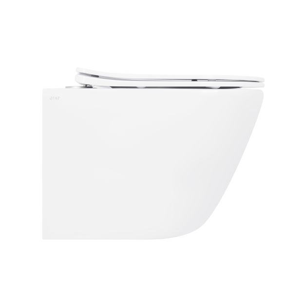 Унитаз подвесной Qtap Robin New Ultra Quiet с сиденьем с сиденьем Soft-Close  WHITE QT13332381АSW, фото , изображение 4 | SNABZHENIE.com.ua Унитаз подвесной Qtap Robin New Ultra Quiet с сиденьем с сиденьем Soft-Close  WHITE QT13332381АSW, фото , изображение 4 | SNABZHENIE.com.ua