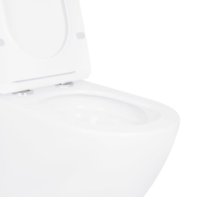 Унитаз подвесной Qtap Robin New Ultra Quiet с сиденьем с сиденьем Soft-Close  WHITE QT13332381АSW, фото , изображение 5 | SNABZHENIE.com.ua Унитаз подвесной Qtap Robin New Ultra Quiet с сиденьем с сиденьем Soft-Close  WHITE QT13332381АSW, фото , изображение 5 | SNABZHENIE.com.ua