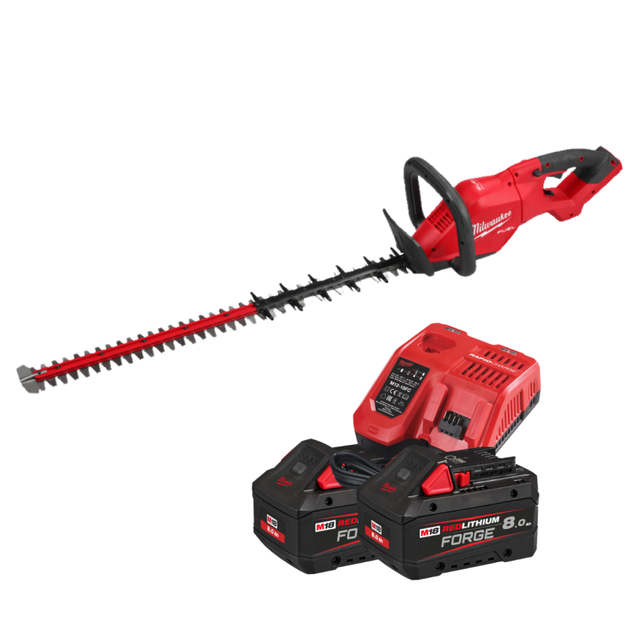 Кусторез аккумуляторный бесщеточный MILWAUKEE (лезвие 60см) M18 FHET60G2-802 (ЗУ+2ак.Х8Ач) FORGE™, фото  | SNABZHENIE.com.ua