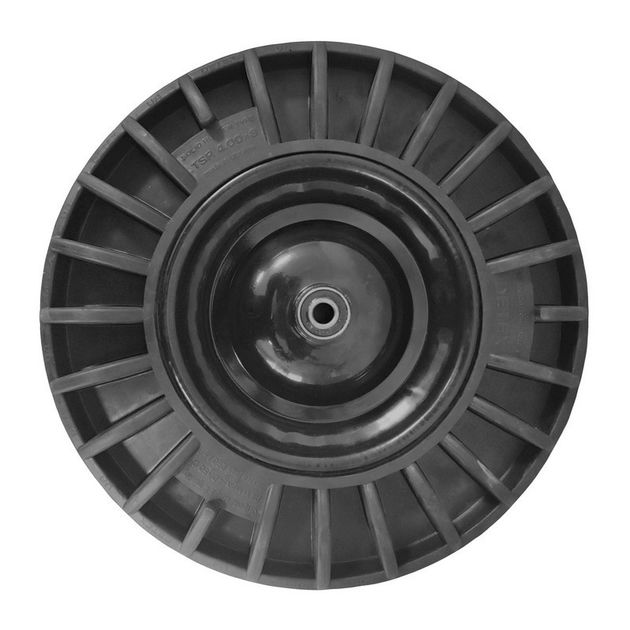 Колесо цельнолитое резиновое MASTERTOOL TSR 4.0х8 Ø 40 см металлический диск подшипник 79-9827, фото  | SNABZHENIE.com.ua