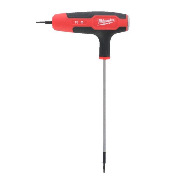 Ключ Г-образный TORX MILWAUKEE с комфортной ручкой, T6 с шаром, фото  | SNABZHENIE.com.ua