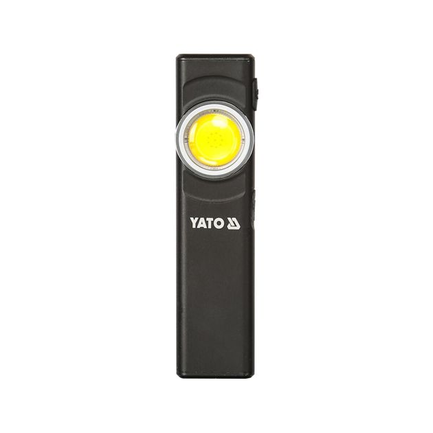 Ліхтар-міні діодний тонкий YATO від акумул. Li-Po 3.7 V 450 mA, освітл.- 500/ 300/ 100/ 30 Lm 8 режи, фото  | SNABZHENIE.com.ua