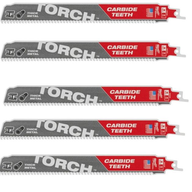 Полотно для сабельных пил TORCH CARBIDE MILWAUKEE, 230х3,1мм, (5шт), (металл), фото  | SNABZHENIE.com.ua