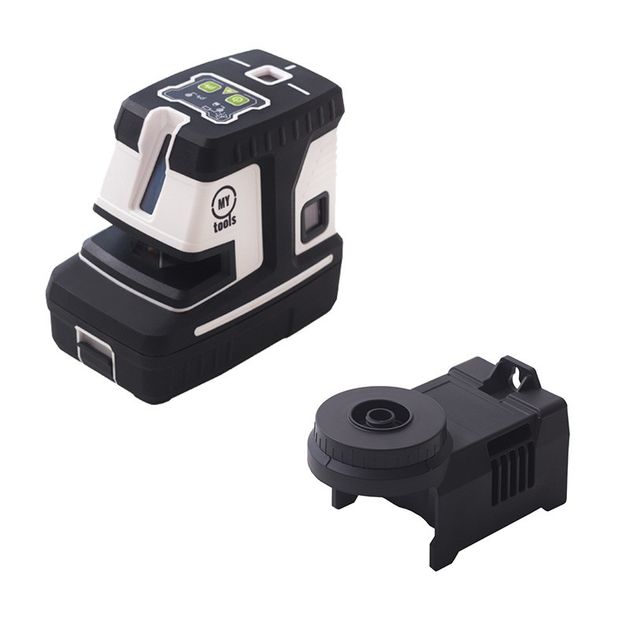 Лазерный уровень TOP-MARK 1H/1V/5D-60, зеленый с адаптером 149-AP, фото  | SNABZHENIE.com.ua