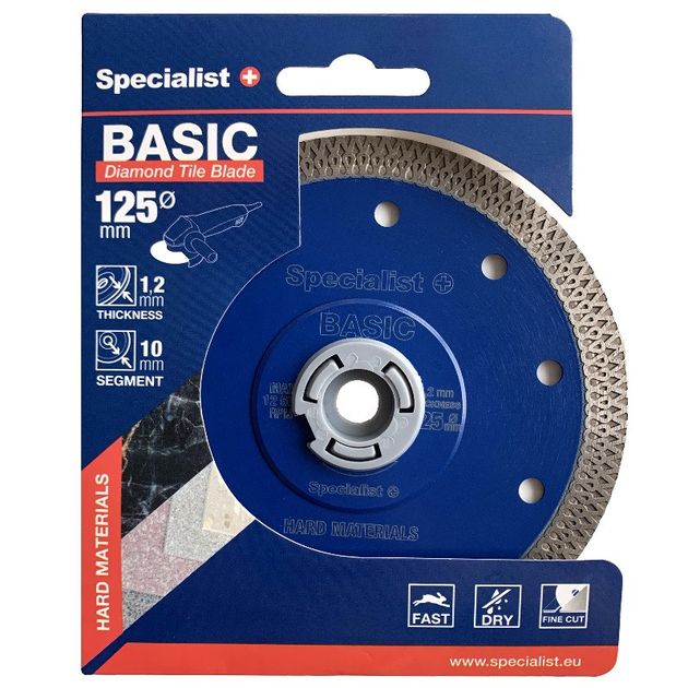 Алмазный диск Specialist+ BRITVA 125x1,2x22, фото  | SNABZHENIE.com.ua