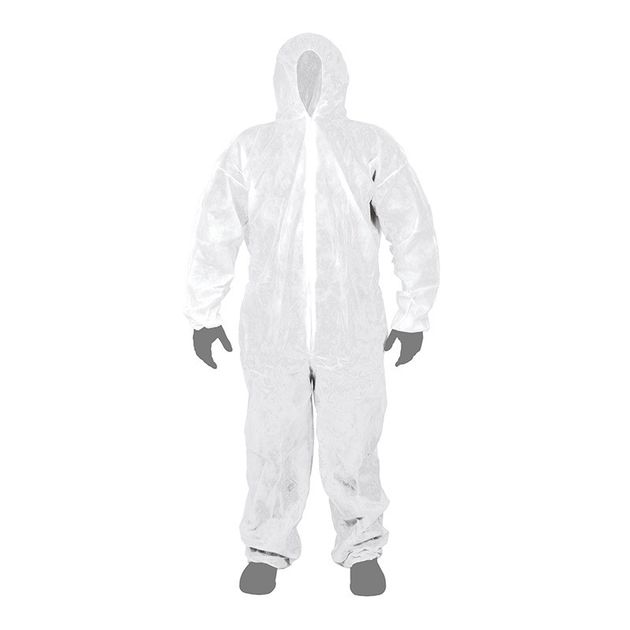 Защитный одноразовый комбинезон XL TRUPER (OVERD-XL), фото  | SNABZHENIE.com.ua