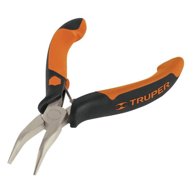 Изогнутые мини-длинногубцы 120 мм TRUPER (PM-PC4), фото  | SNABZHENIE.com.ua