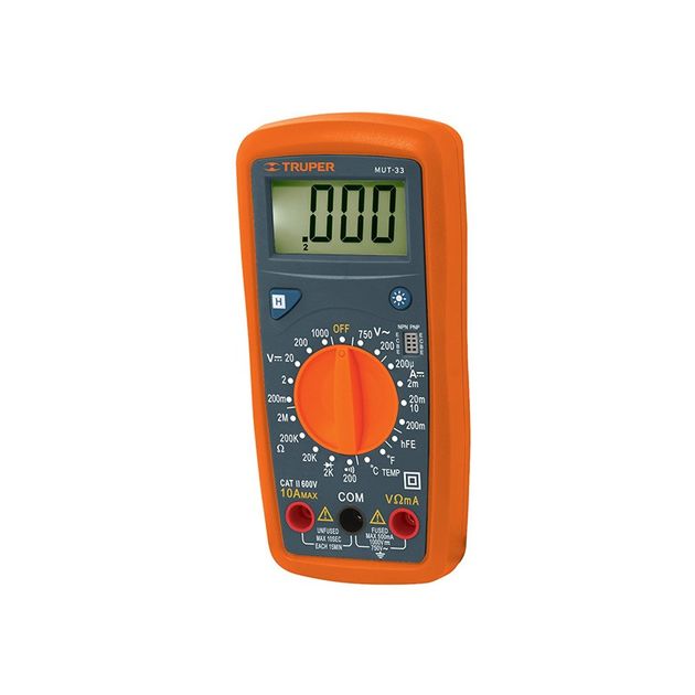Тестировщик, мультиметр (200 mV - 500 V) 1 Bat 9 V TRUPER, фото  | SNABZHENIE.com.ua