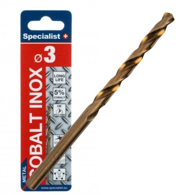 Сверло по металлу Specialist+ COBALT 3,0 мм, фото  | SNABZHENIE.com.ua