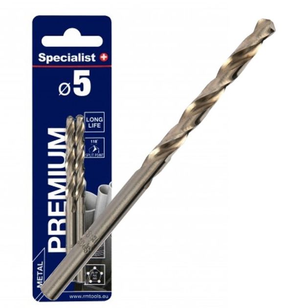 Сверло по металлу Specialist+ PREMIUM 5,2 мм, 2 шт., фото  | SNABZHENIE.com.ua