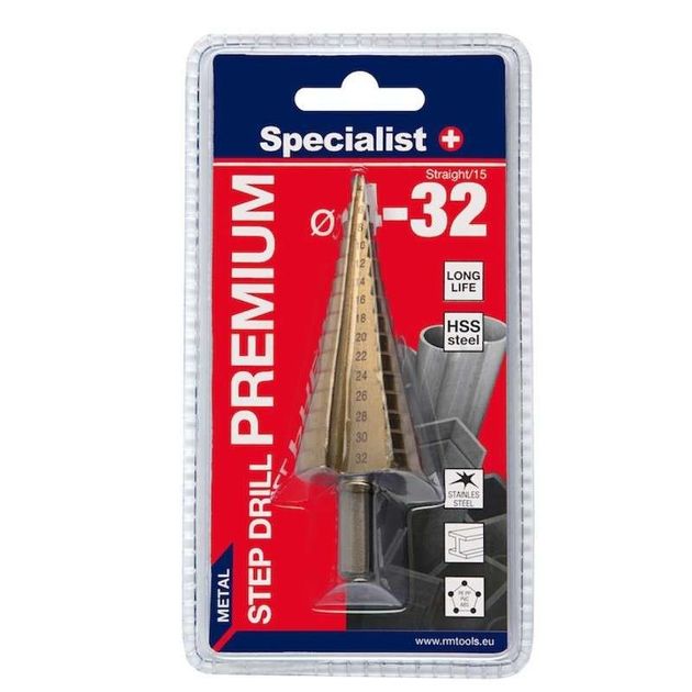 Сверло по металлу ступенчатое Specialist+ PREMIUM 4-32 мм, фото  | SNABZHENIE.com.ua