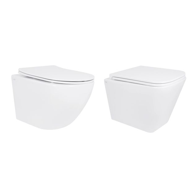 Акционный набор: Унитаз подвесной Jay Ultra Quiet QT07335177W 485х360х320 + Tern Ultra Quiet QT17332303ASW 490x365x325, фото  | SNABZHENIE.com.ua