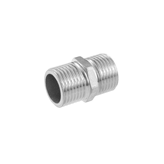 Ниппель усиленный LexLine 1/2" НН длинный никелированный НК0510-ВН, фото  | SNABZHENIE.com.ua
