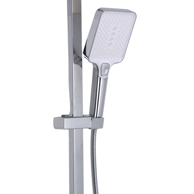 Душевая система универсальная Qtap Swan Cascada на три потребителя (с изливом) QTSWA111CRW45570 Chrome/White, фото , изображение 5 | SNABZHENIE.com.ua Душевая система универсальная Qtap Swan Cascada на три потребителя (с изливом) QTSWA111CRW45570 Chrome/White, фото , изображение 5 | SNABZHENIE.com.ua