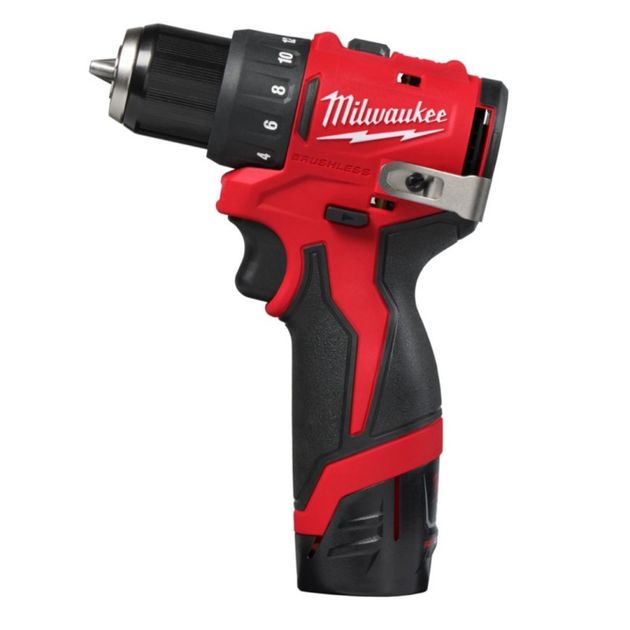 Дрель-шуруповёрт аккумуляторная бесщёточная MILWAUKEE M12 BLDDRC-202С (40Нм) (ЗУ+2акк.Х2Ач+кейс), фото  | SNABZHENIE.com.ua