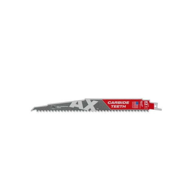 Полотно для сабельных пил AX FANG TIP CARBIDE MILWAUKEE, 230х5мм, (5шт), (дерево с гвоздями), фото  | SNABZHENIE.com.ua