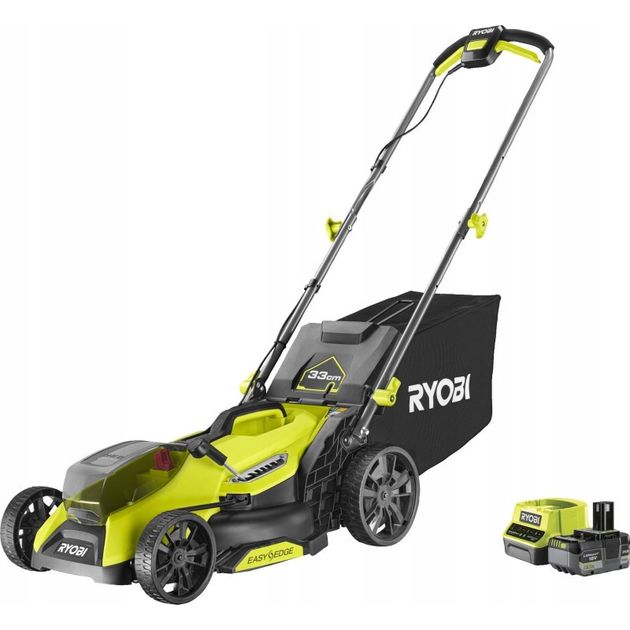 Газонокосилка аккумуляторная бесщёточная RYOBI RY18LMX33A-150 18В акб 1х5А·год 33см ONE+, фото  | SNABZHENIE.com.ua