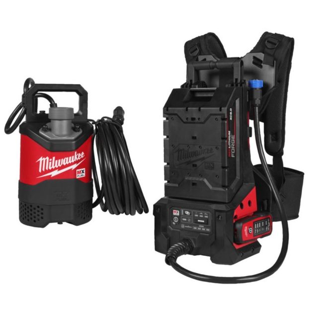 Насос погружной для жидкостей аккумуляторный MILWAUKEE MXF SMP2-802 (ЗУ+2акк.Х8Ач), фото  | SNABZHENIE.com.ua