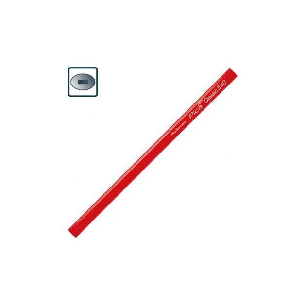 Олівець столярний Pica Classic 540 Carpenter 30cm, (100), фото  | SNABZHENIE.com.ua