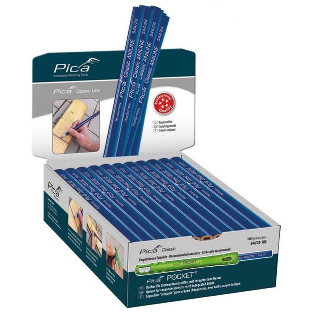 Олівець універсальний Pica Classic ANILINE 544/24, фіолетовий, 24см, фото , зображення 2 | SNABZHENIE.com.ua Олівець універсальний Pica Classic ANILINE 544/24, фіолетовий, 24см, фото , зображення 2 | SNABZHENIE.com.ua